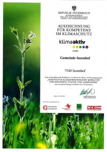 Read more about the article Auszeichnung Klimaschutz