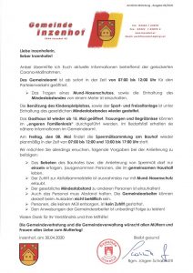 Mehr über den Artikel erfahren Amtliche Mitteilung 06/2020