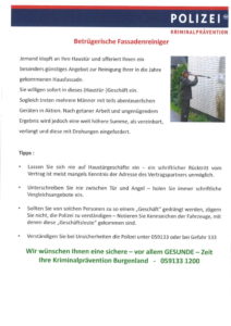 Mehr über den Artikel erfahren Betrügerische Fassadenreiniger