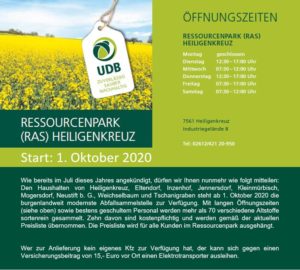 Read more about the article Info zum Ressourcenpark Heiligenkreuz