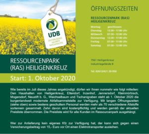 Mehr über den Artikel erfahren Info zum Ressourcenpark Heiligenkreuz