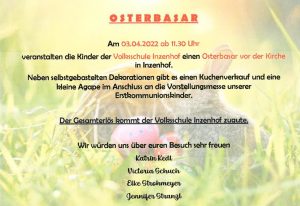 Mehr über den Artikel erfahren Osterbasar