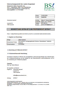 Mehr über den Artikel erfahren Wasseruntersuchung Ortsnetz Inzenhof vom 01.09.2026